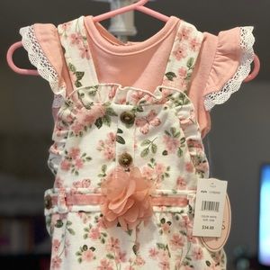 Two piece shortalls